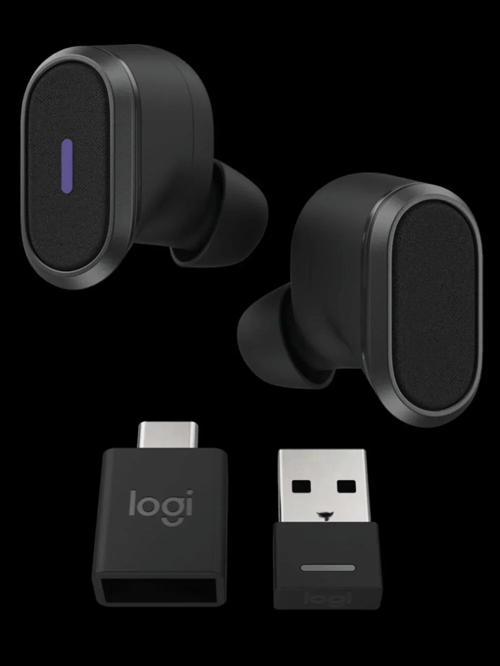 Logitech Zone True Wireless Noise-Canceling Earbuds NEW